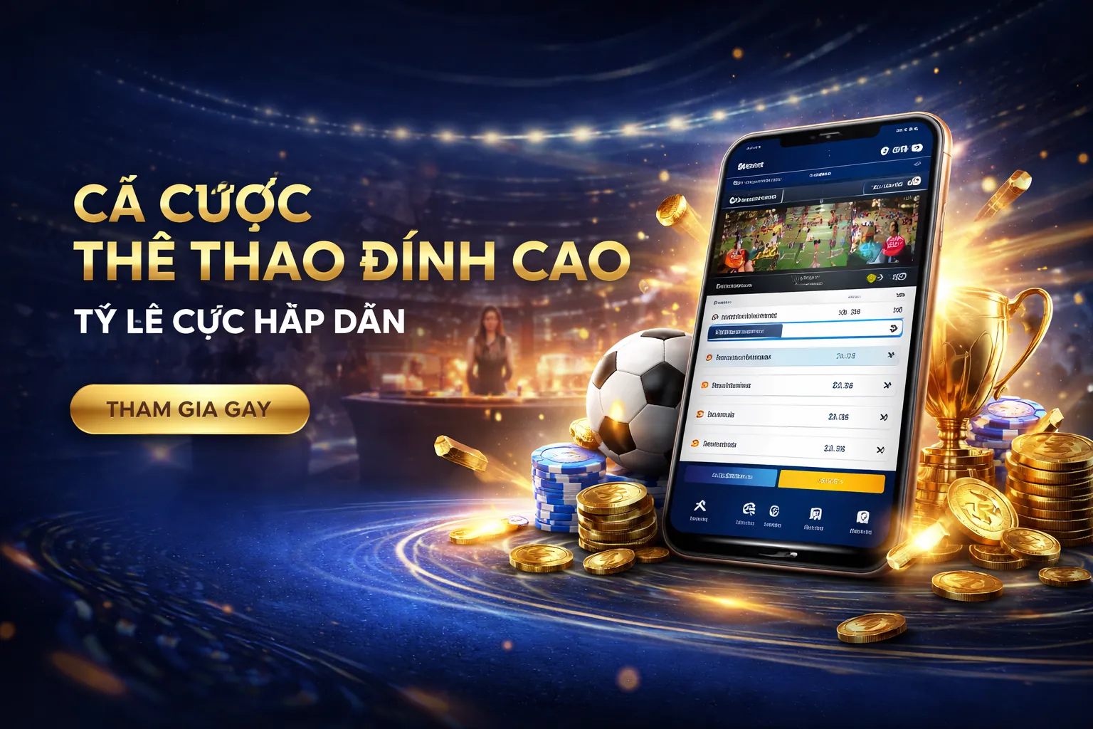 Hình ảnh một ca sĩ đang biểu diễn trên sân khấu lớn với ánh đèn rực rỡ